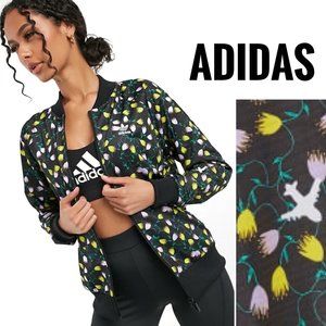 Nwt Adidas Floral Print Jacket Size M 